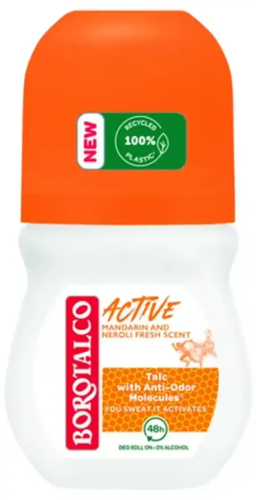 Borotalco Active Mandarin Roll On 50ml