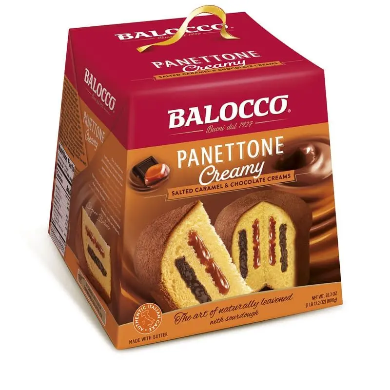 Balocco Panettone Creamy Caramel e Cioccolato 800g