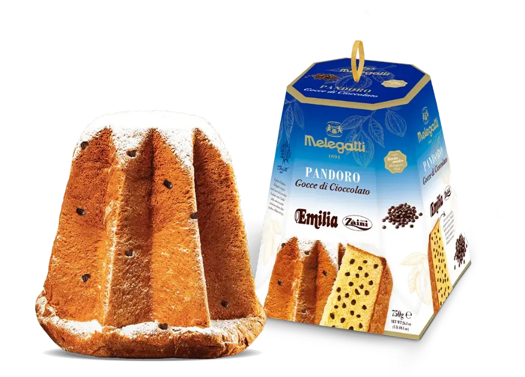 Melegatti  Pandoro Gocce di Cioccolato Emilia Zaini 750g