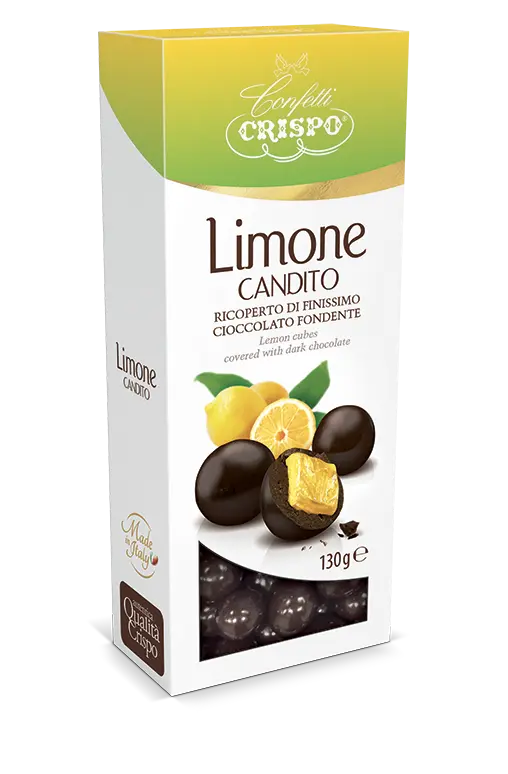 Crispo Limone Candito Ricoperto 130g