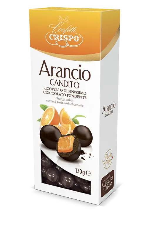Crispo Arancia Candita Ricoperta 130g