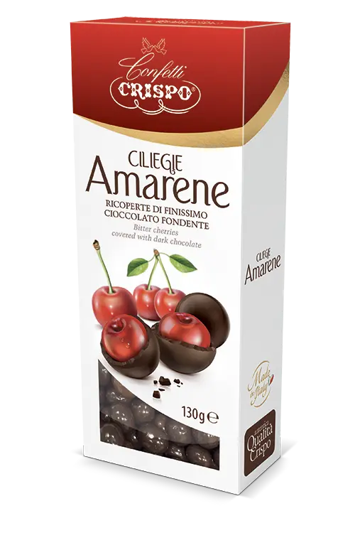 Crispo Ciliegie Amarene Ricoperte 130g