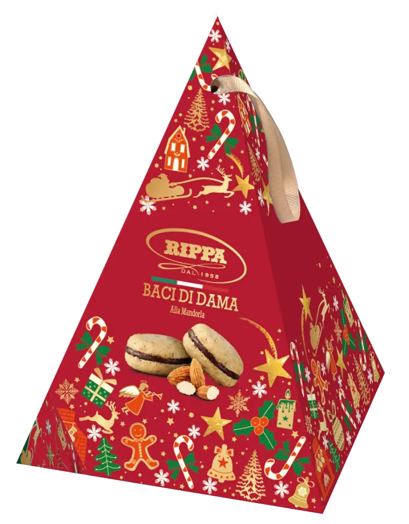 Rippa Pyramid Baci di Dama Mandorla 100g