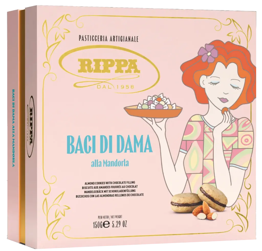 Rippa Gran Lusso Baci di Dama Mandorla 150g