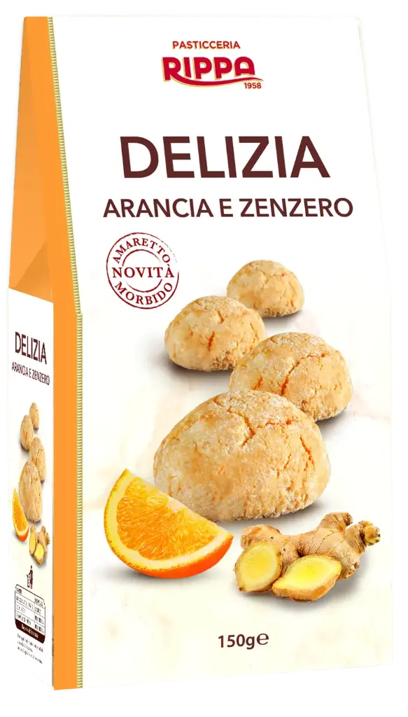 Rippa Amaretti Morbidi Arancia e Zenzero 150g