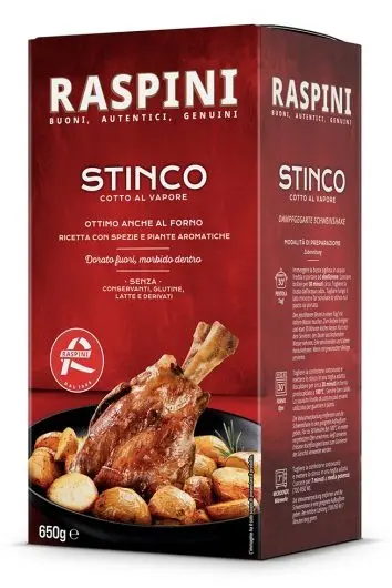 Raspini Stinco Cotto Al Vapore 650g Scatola