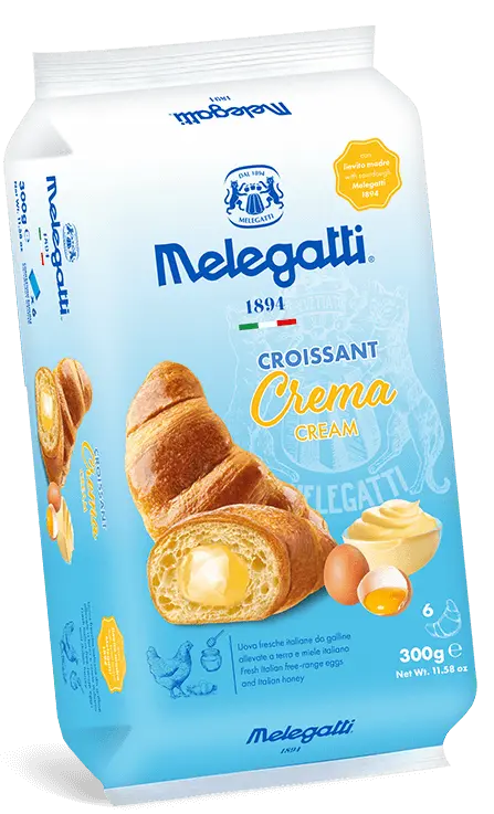 Melegatti Croissant Crema 6x50g