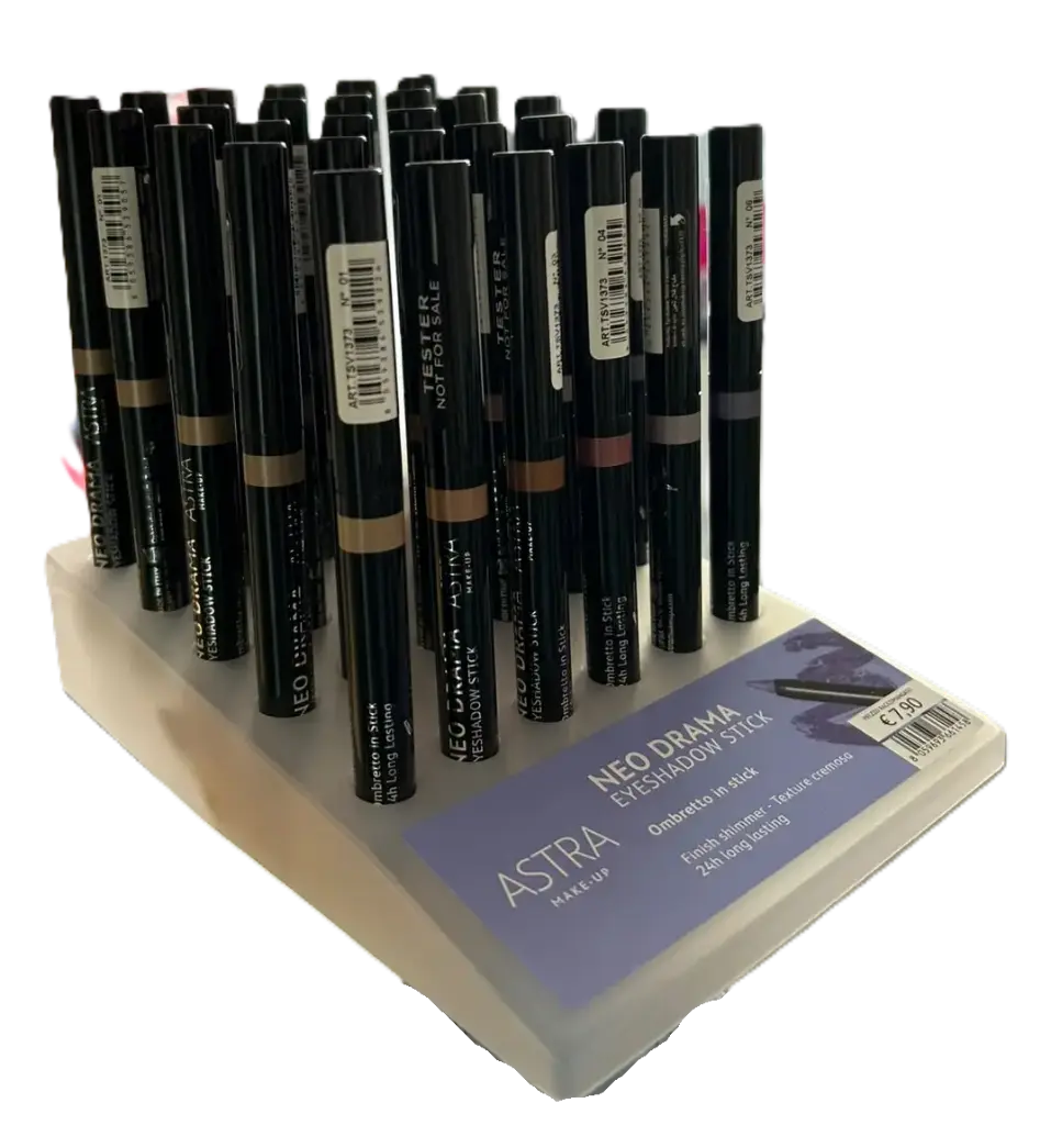 Astra Neo Drama Eyeshadow stick Mat & Shimmer Caddy GEVULD