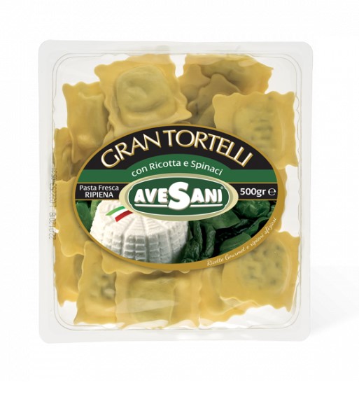 Avesani Grantortelli Ricotta e Spinaci 500g