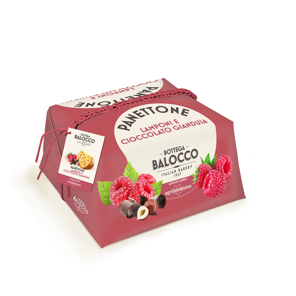 Bottega Balocco Panettone Lampone e Gianduia 750g