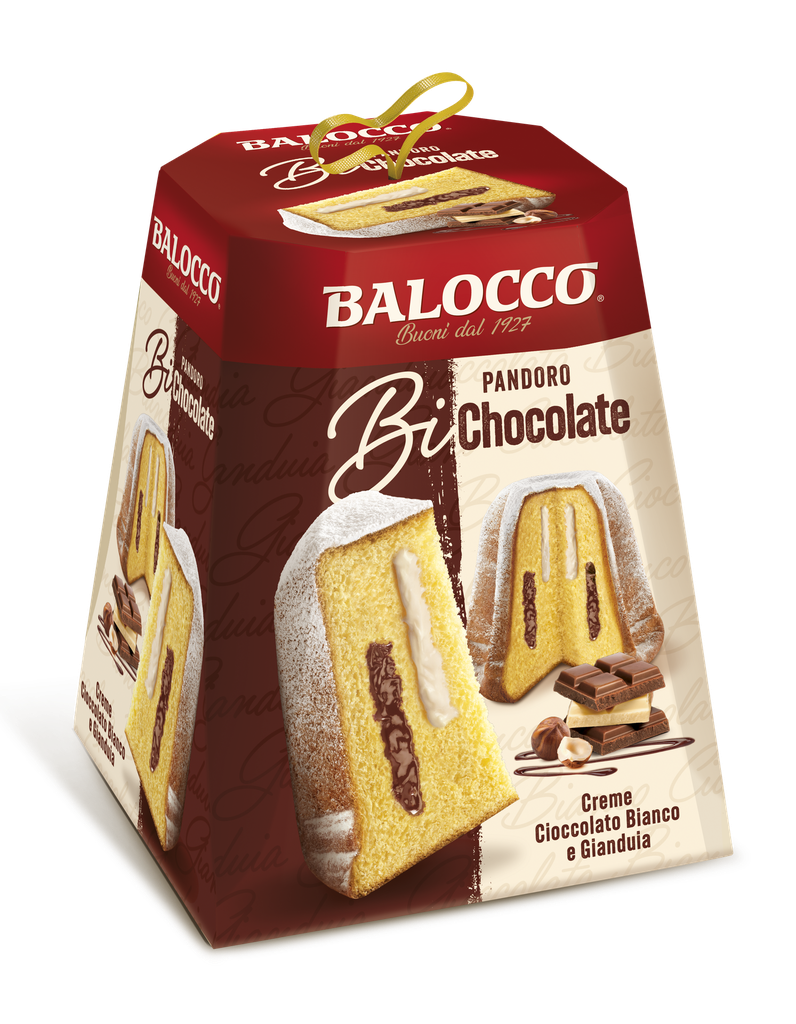Balocco Pandoro Bi-Chocolate Maxiciok Double 800g