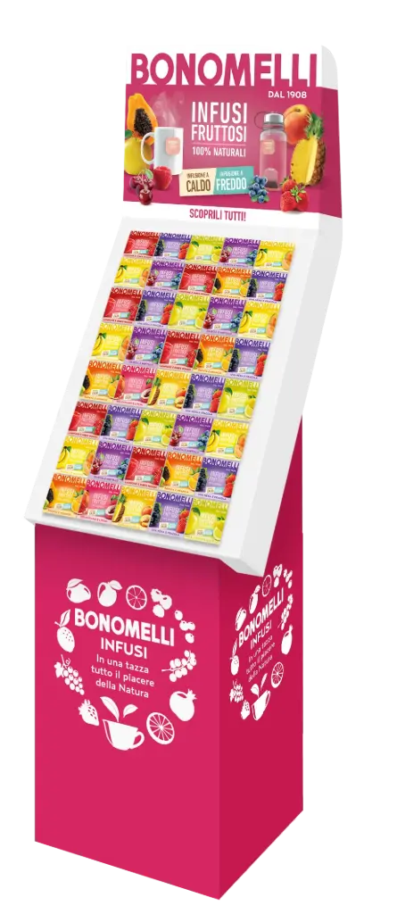 Bonomelli Fruttosi Display + mugs