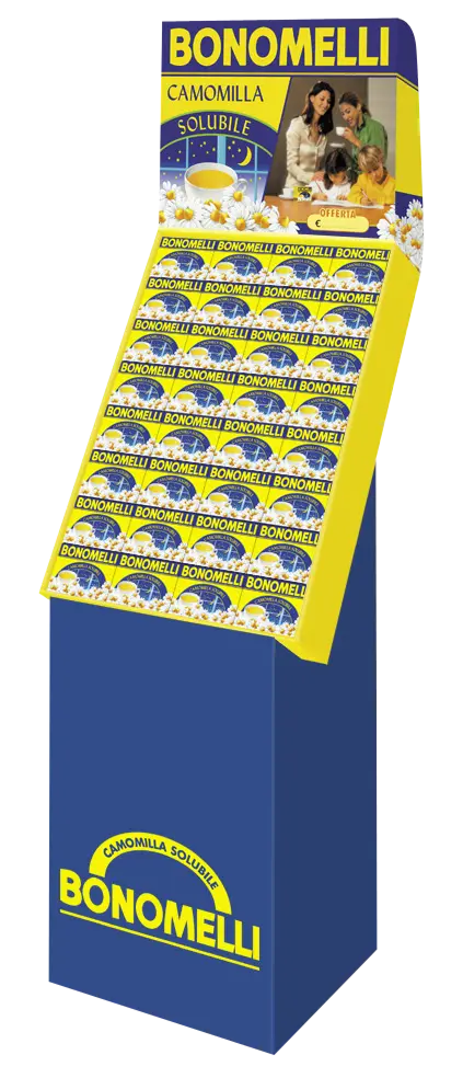 Bonomelli Camomille Solubile Promo Display 96pc