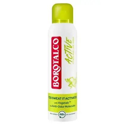 Borotalco Active Odor-Convert Citrus & Lime Spray 150ml