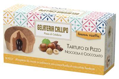 Callipo Tartufo Nocciola e Cioccolato 2x160ml