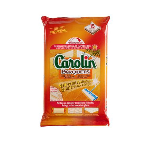 Carolin Parket doekjes 15 pcs