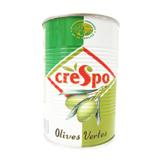 Crespo olives vertes entieres boite 22/25  425 ml