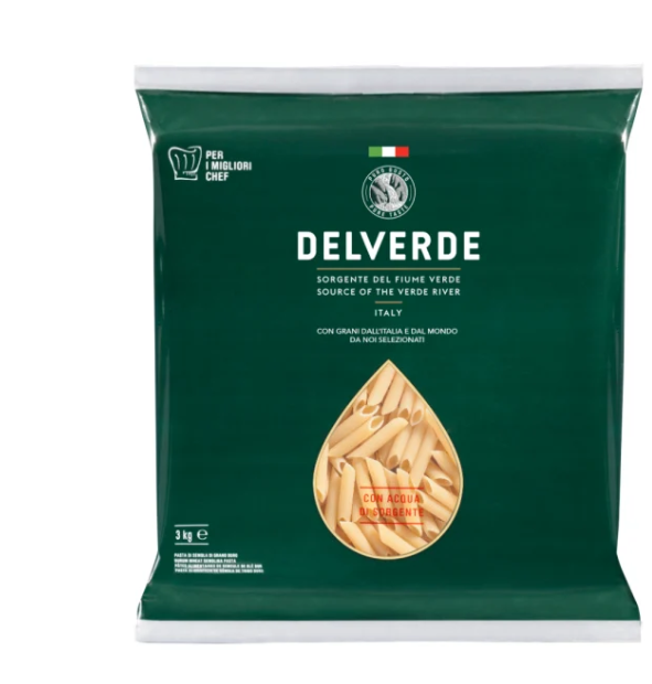Delverde 306 penne zita rigate bronzo 3kg