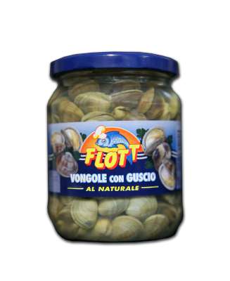 Flott Vongole Con Guscio Al Natural 700g