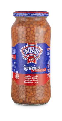 Miau Lentilles Cuits 580ml