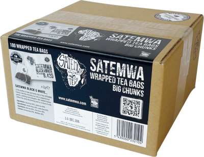 Satemwa Tea Bags Black and White 100pc