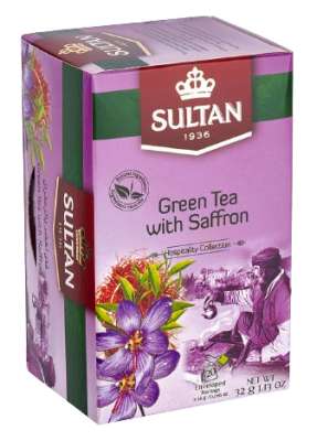 Sultan Infusion The Vert Au Safran 20 Sachets