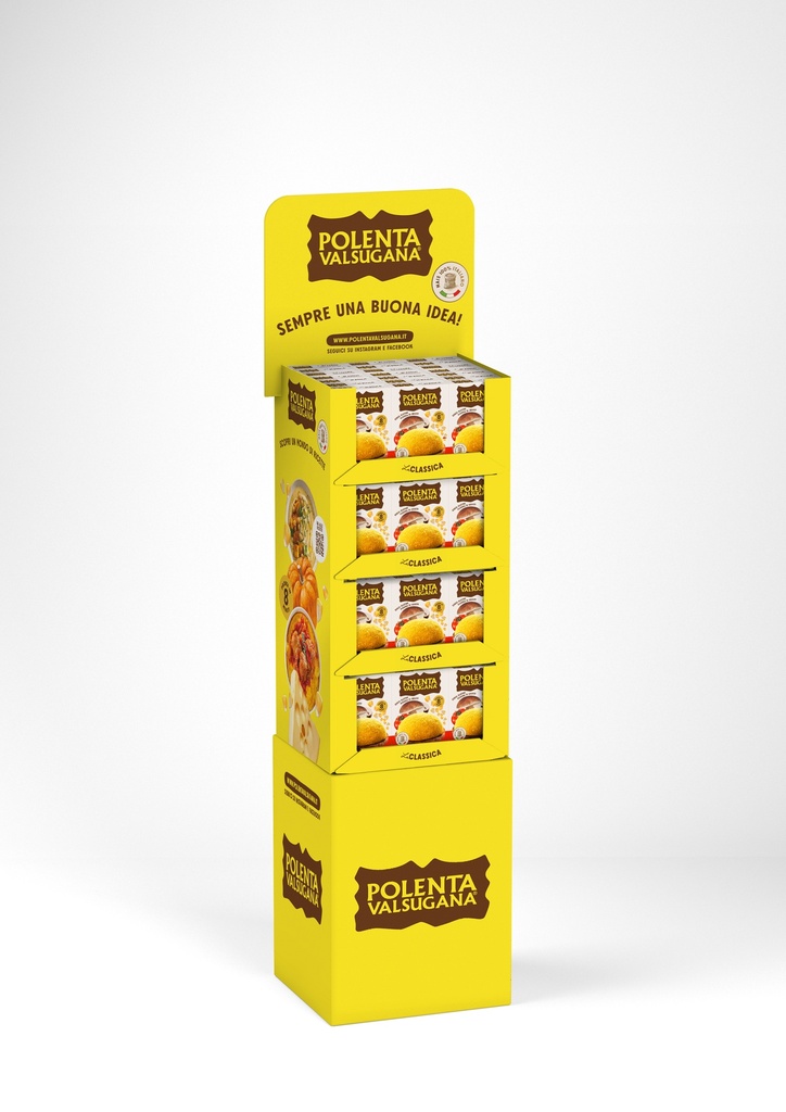 Valsugana polenta Display 72 x 375g