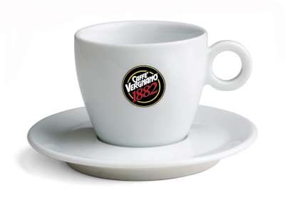 Vergnano Tazza Cappuccino Bianca Matt