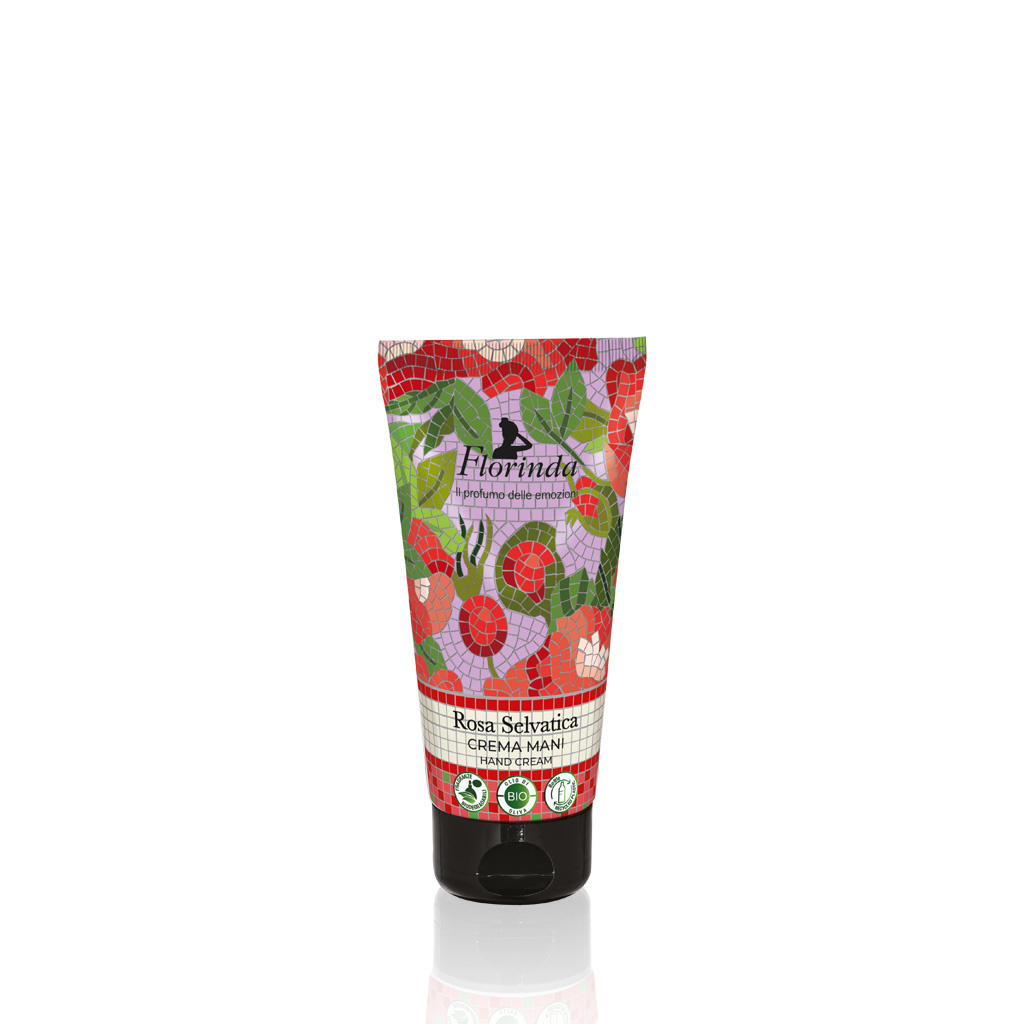 Florinda Mosaici Italiani Rosa Selvatica crème mains 75 ml