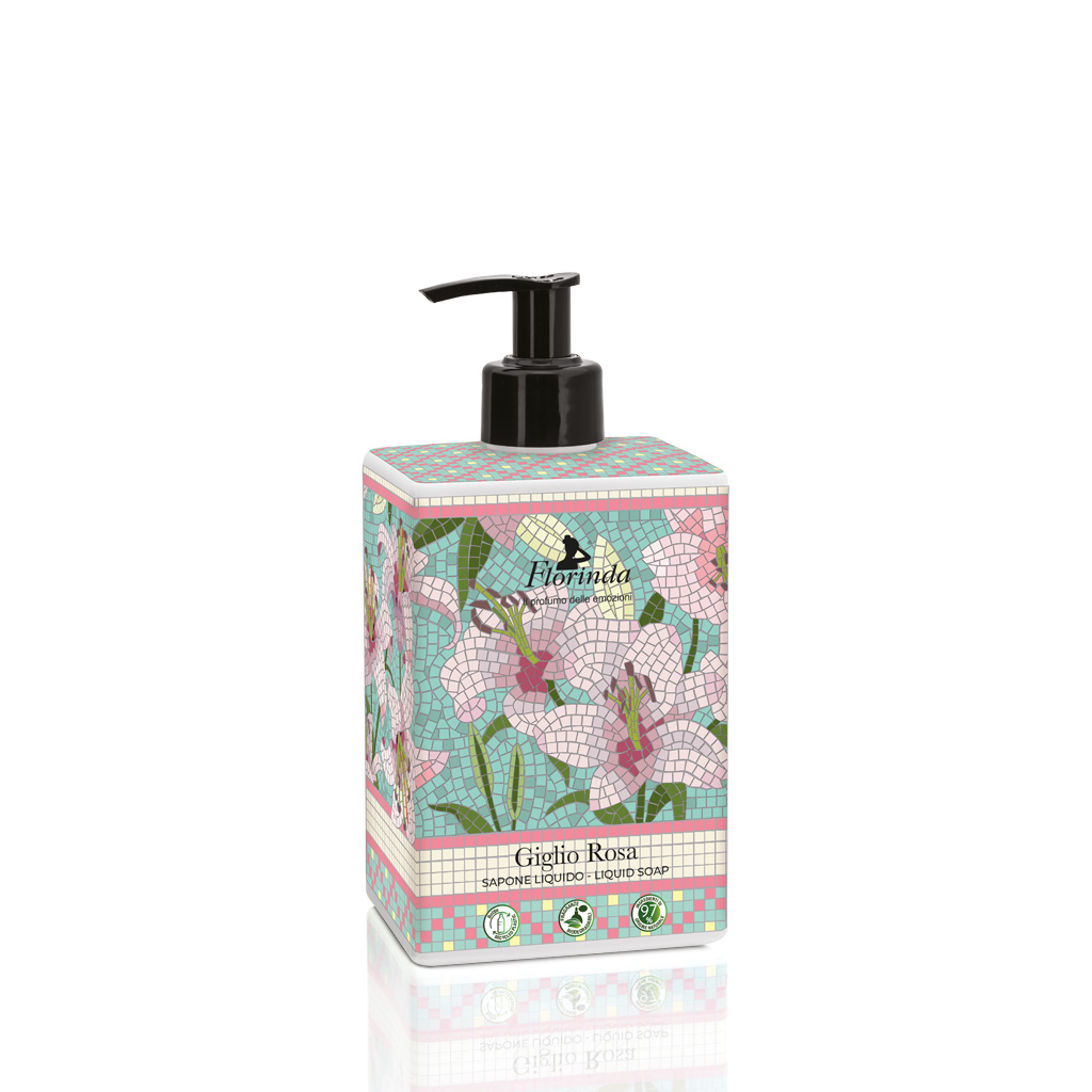 Florinda Mosaici Italiani Giglio Rosa savon liquide 500 ml