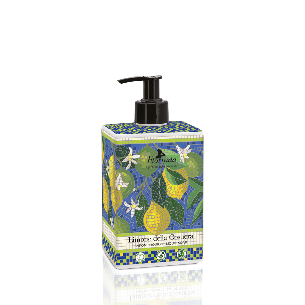 Florinda Mosaici Italiani Limone della Costiera vloeibare zeep 500 ml