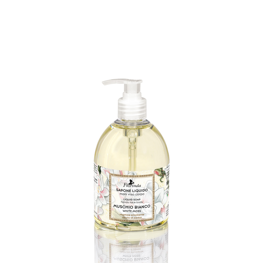 Florinda Emozione Muschio Bianco liquid soap 500 ml