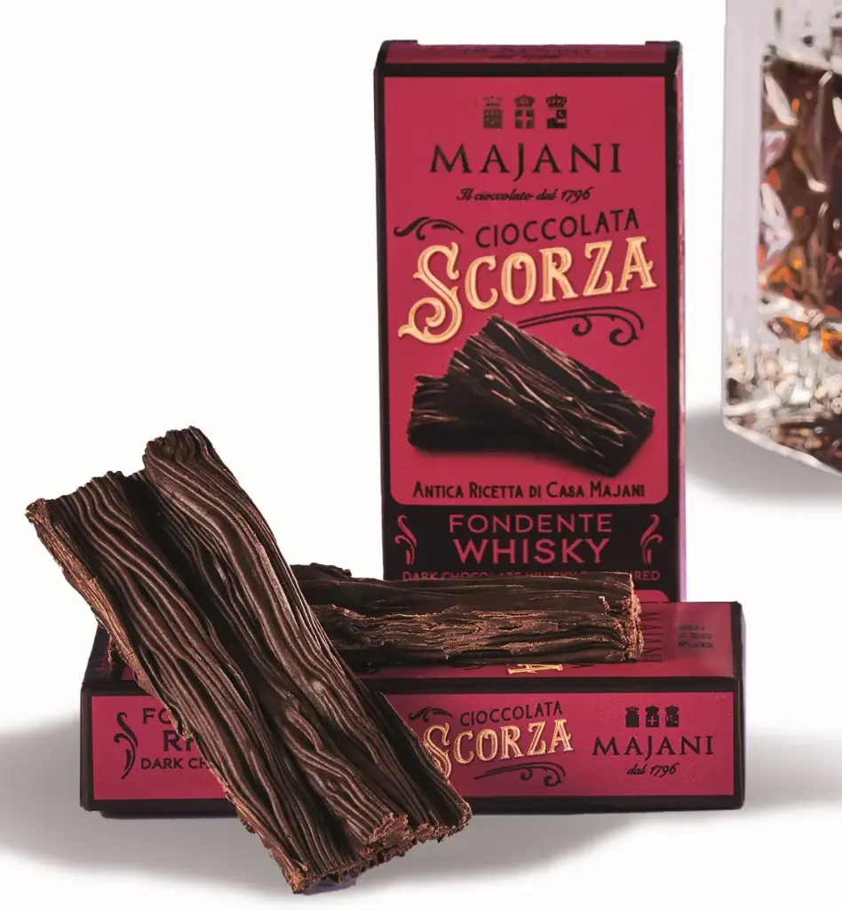 Majani Scorza Fondente Whisky 38g