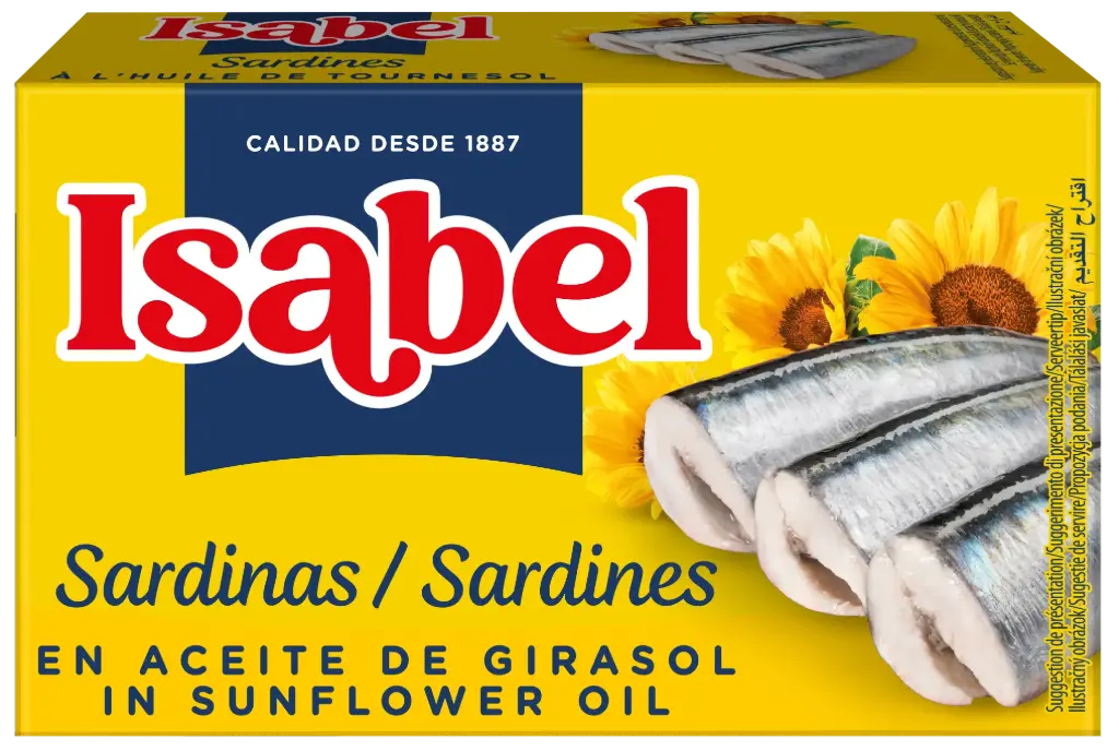 Isabel Sardinillas en Aceite de Girasole 125g