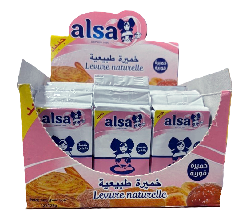 Alsa Levure Naturelle Display 12 x 125g