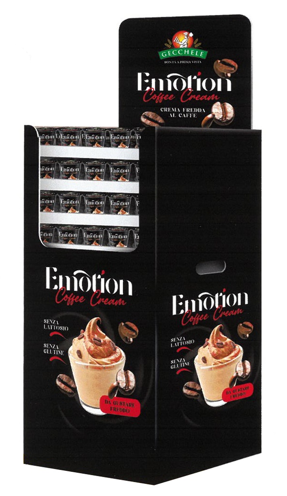 Gecchele Emotion Cream Coffee Display 80 x 125g