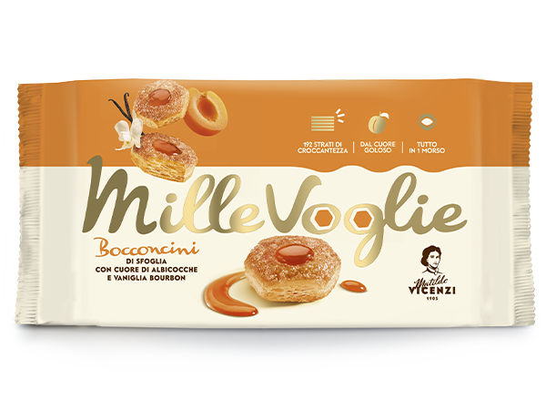 Vicenzi Millefoglie Albicocca e Vaniglia 90g