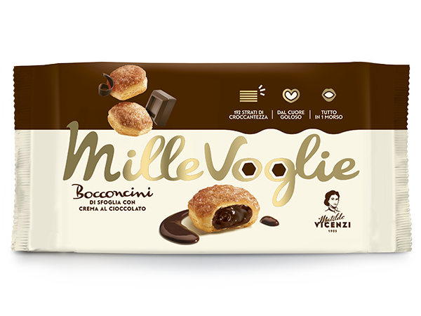 Vicenzi Millefoglie Crema Cioccolato 100g
