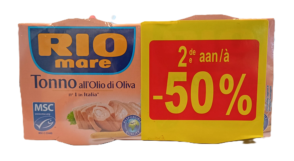 Rio Mare Tonno in Olio di Oliva 2x160g PROMO 2de aan -50%