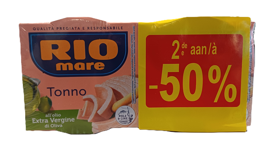 Rio Mare Tonno in Olio di Oliva Extra Vierge 2x160g PROMO 2d at -50%