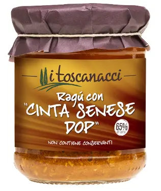 Toscanacci Ragu Di Cinta Senese Dop 180g
