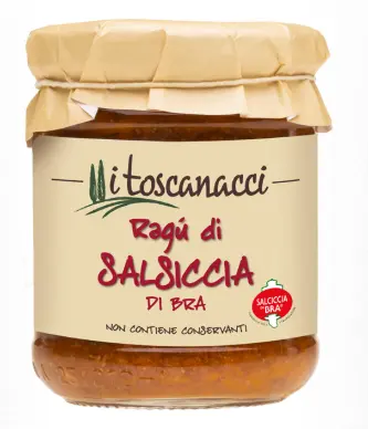 Toscanacci Ragu Di Salsiccia Di Bra 180g