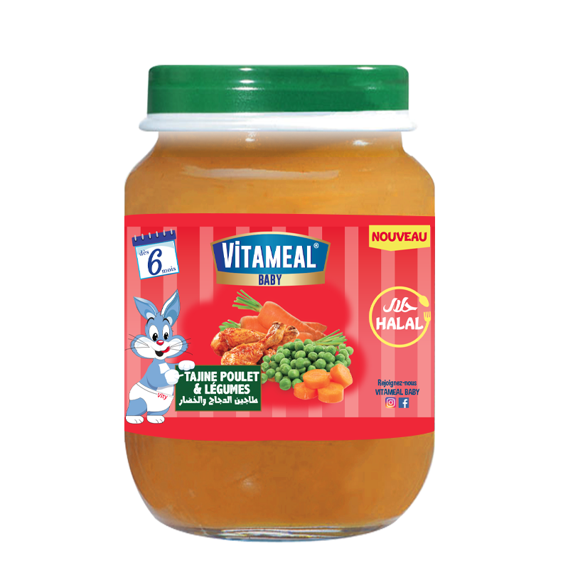 Vitameal Tajine Poulet et Legumes 2 x 190 g