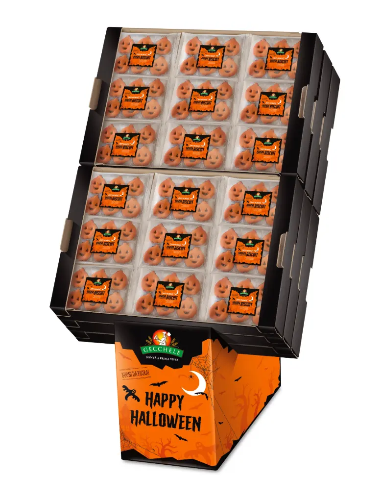 Gecchele Halloween Horror Biscuit 165g Display