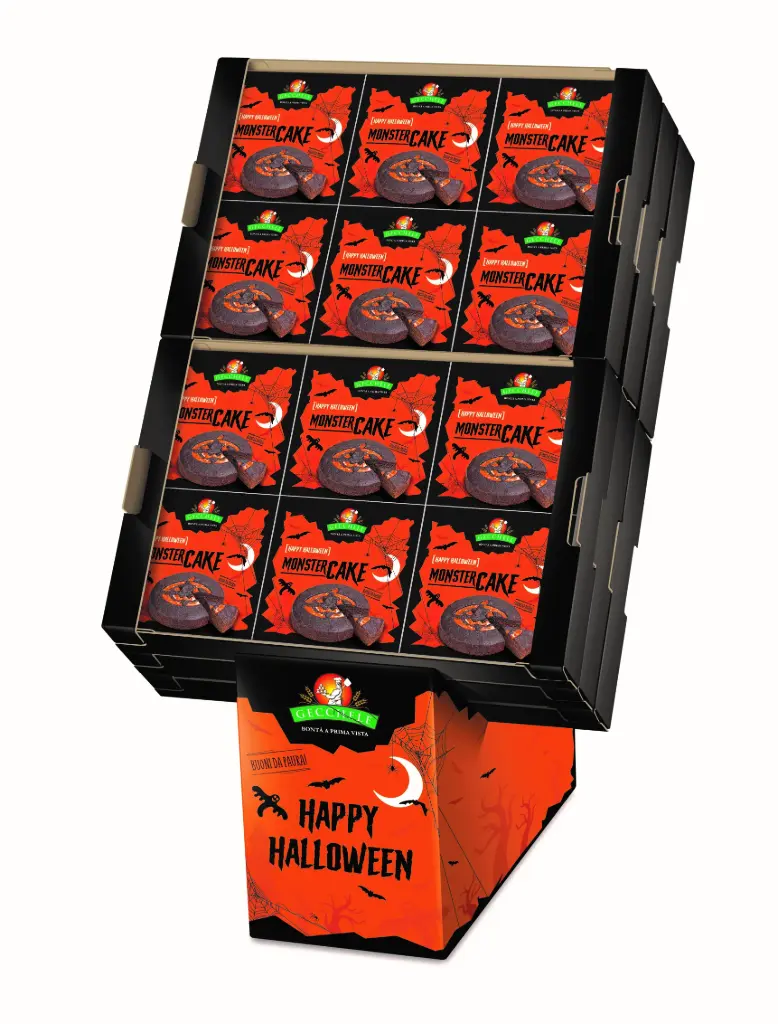 Gecchele Halloween Monster Cake 350g Display