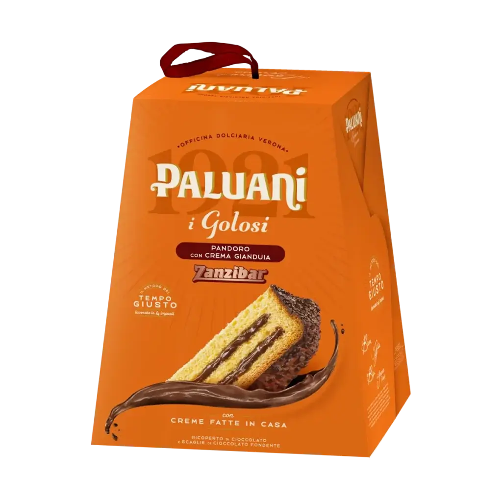 Paluani Pandoro crema cioccolato Zanzibar 750g
