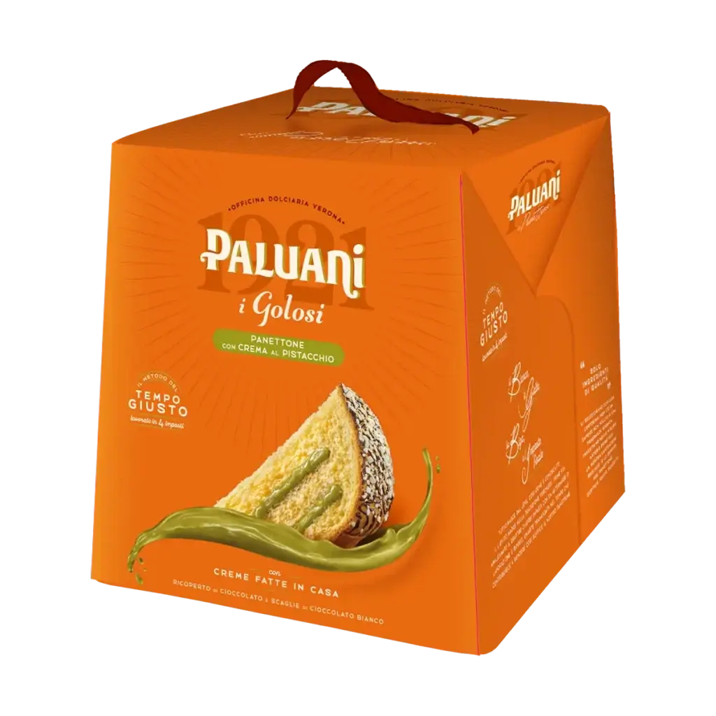Paluani Panettone Crema Pistacchio 750g