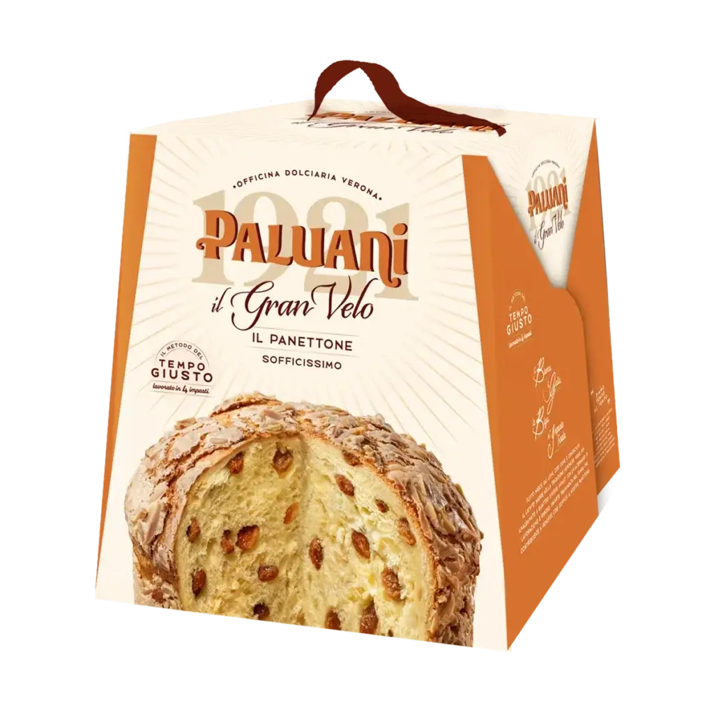 Paluani Panettone Senza Canditi Gran Velo 900g XXX  GEEN VOORRAAD BIJHOUDEN AANGEKLIKT