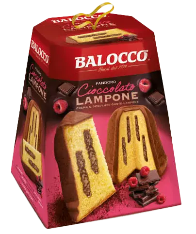 Balocco Pandoro Ciocco al Lampone 800g