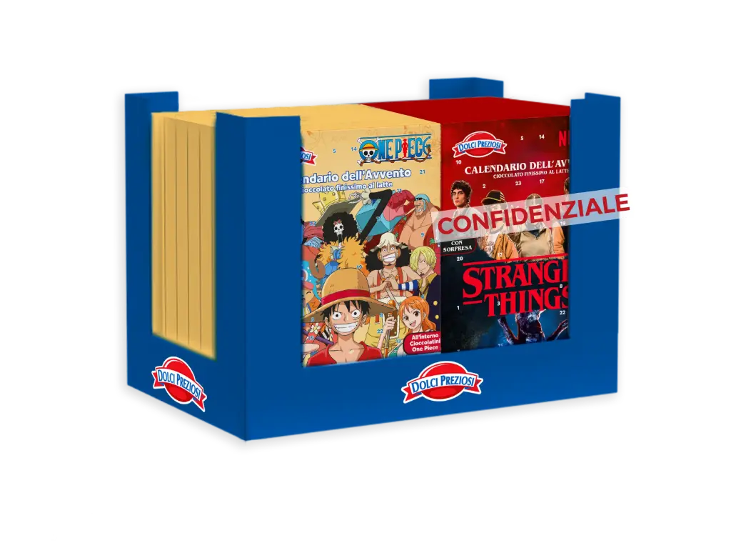 Dolci Preziosi Advent Calendar Stranger Things & One Piece 220g